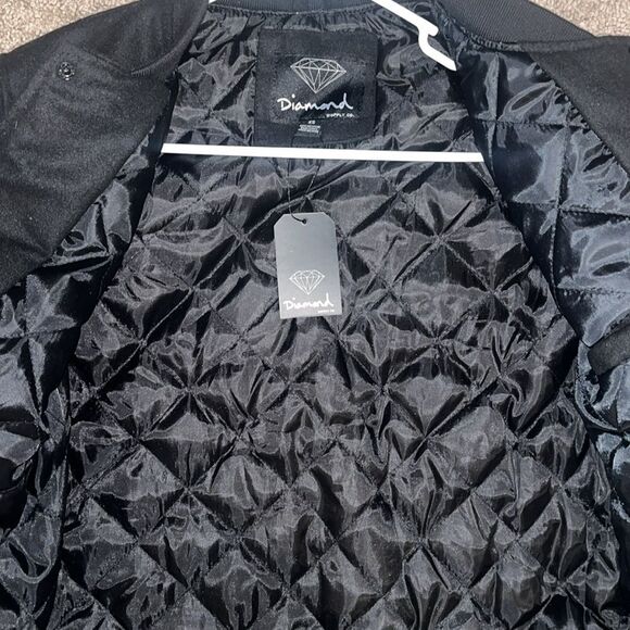 NWT Diamond Supply Co. Varsity Jacket, size XS - Picture 4 of 6